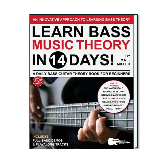 image of a bass guitar on a Book Cover