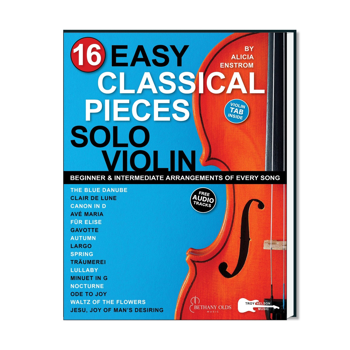 classical violin book cover with violin image