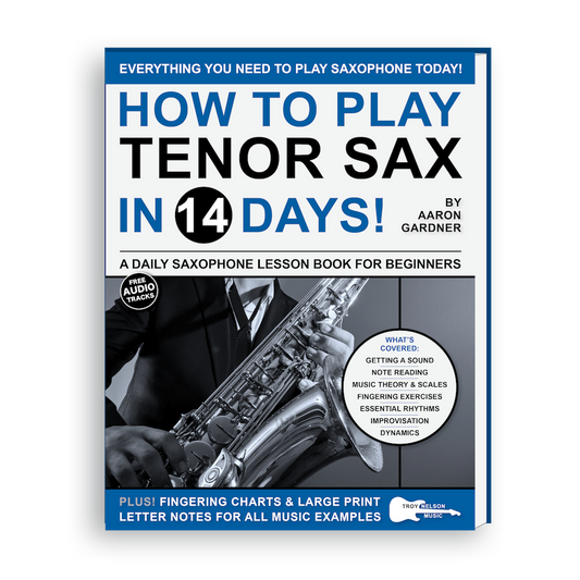 Image of a Saxophone on a Book Cover