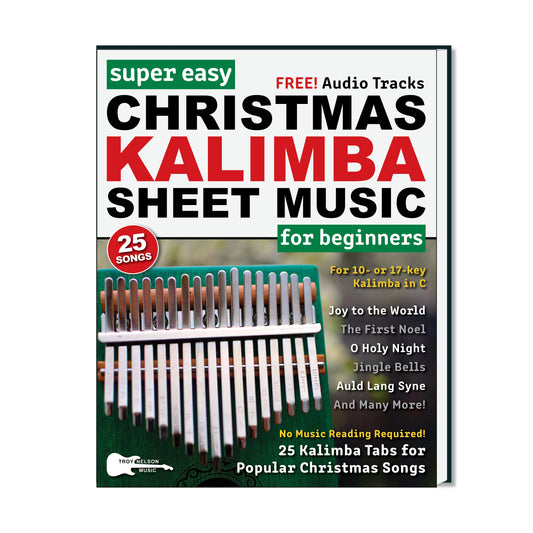 Image of Kalimba with Christmas Decorations on a Book Cover